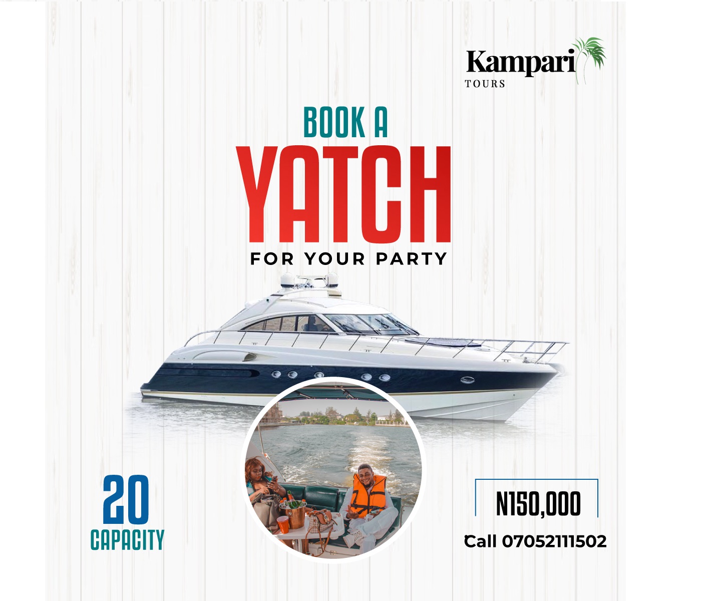 Book a Yatch for your Party