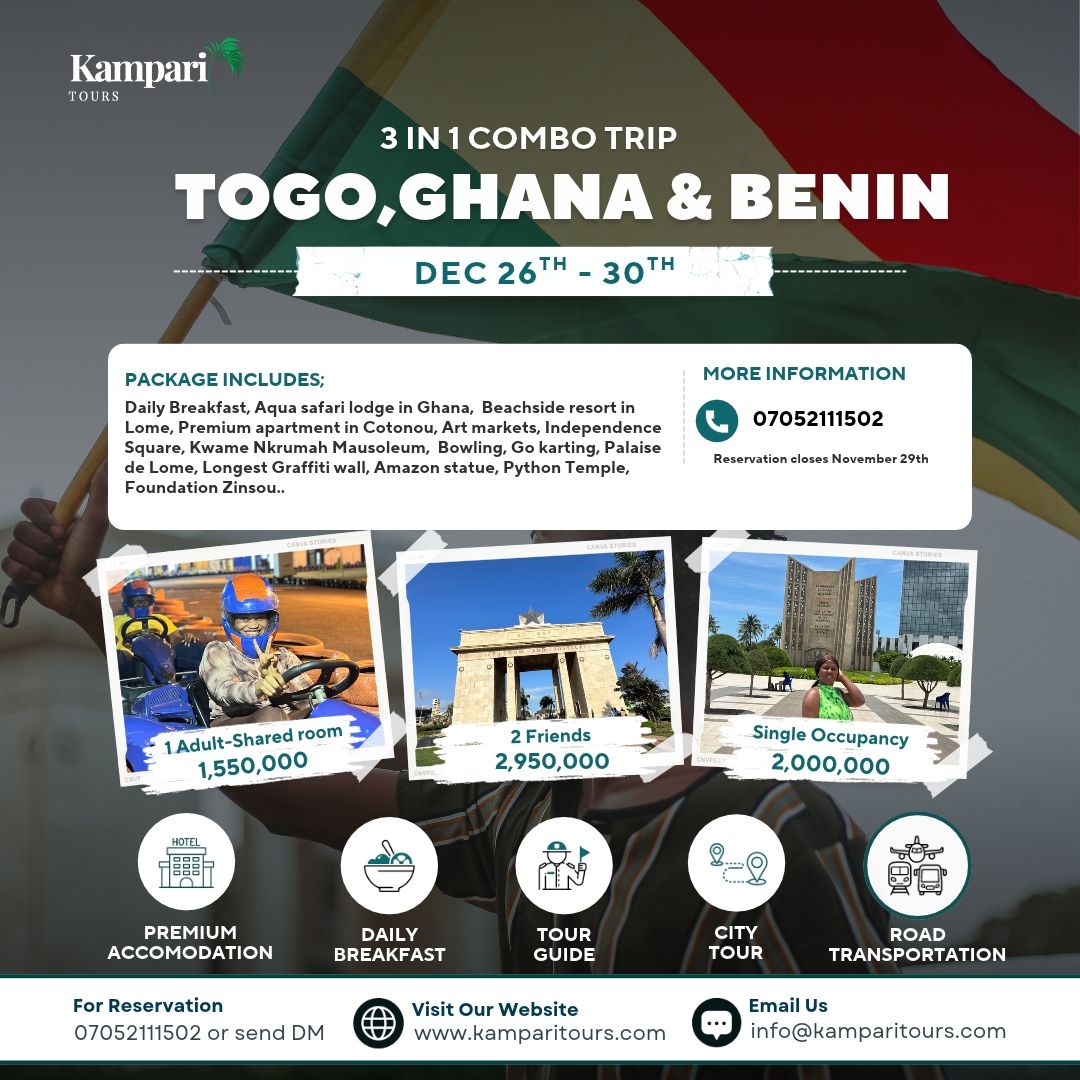 Benin, Togo & Ghana trip