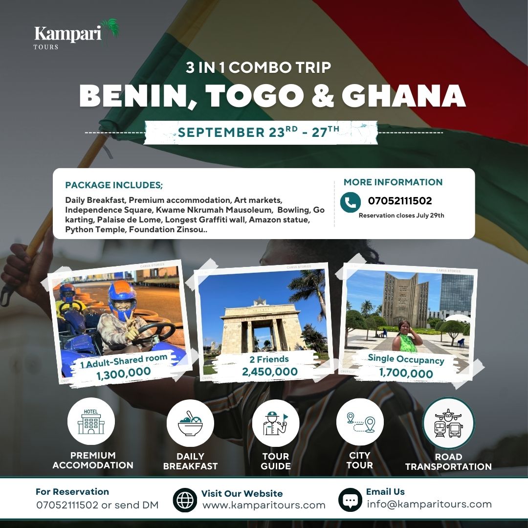 Benin Republic, Togo, Ghana