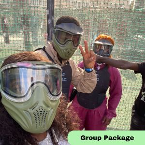 Paintballing group package